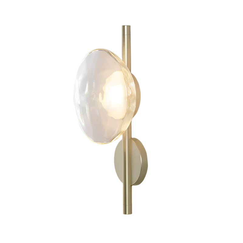 Lampa ścienna Ceto z okrągłym kloszem w stylu skandynawskim