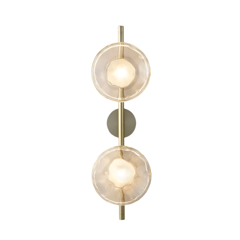 Lampa ścienna Ceto z okrągłym kloszem w stylu skandynawskim