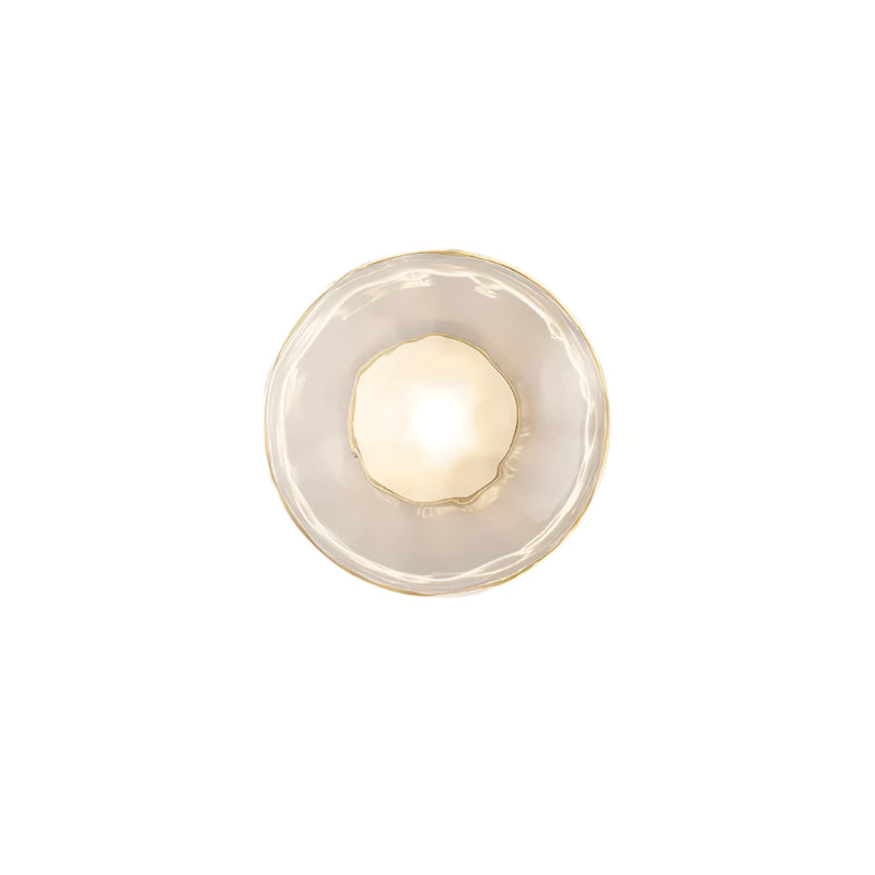 Lampa ścienna Ceto z okrągłym kloszem w stylu skandynawskim