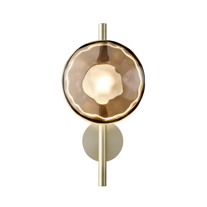 Lampa ścienna Ceto z okrągłym kloszem w stylu skandynawskim