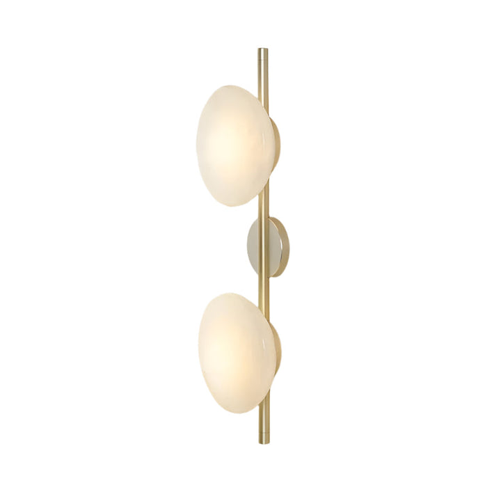 Lampa ścienna Ceto z okrągłym kloszem w stylu skandynawskim
