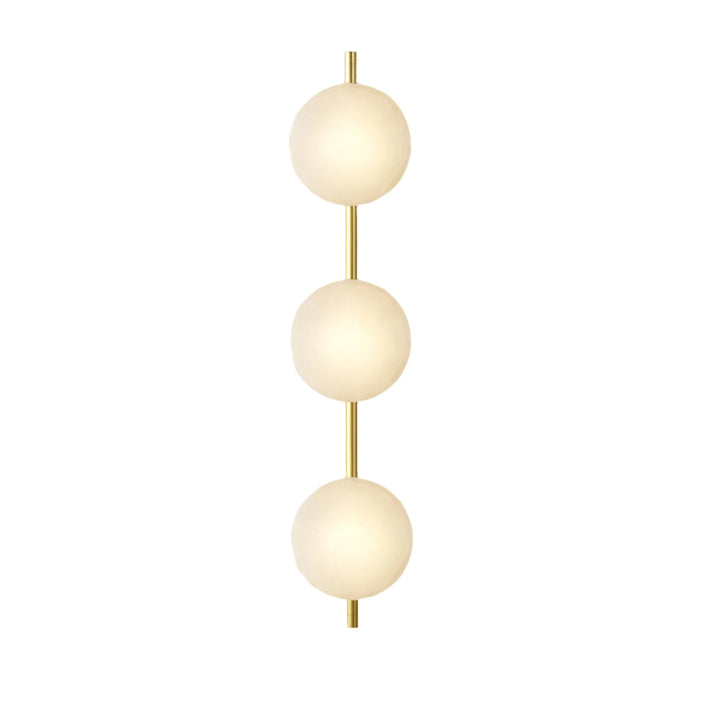 Lampa ścienna Ceto z okrągłym kloszem w stylu skandynawskim