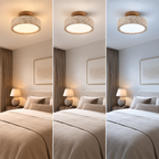 Lampa sufitowa LED z trawertynu Wabi Sabi
