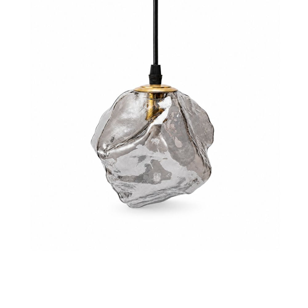 Lampa wisząca LED z teksturą kostki lodu