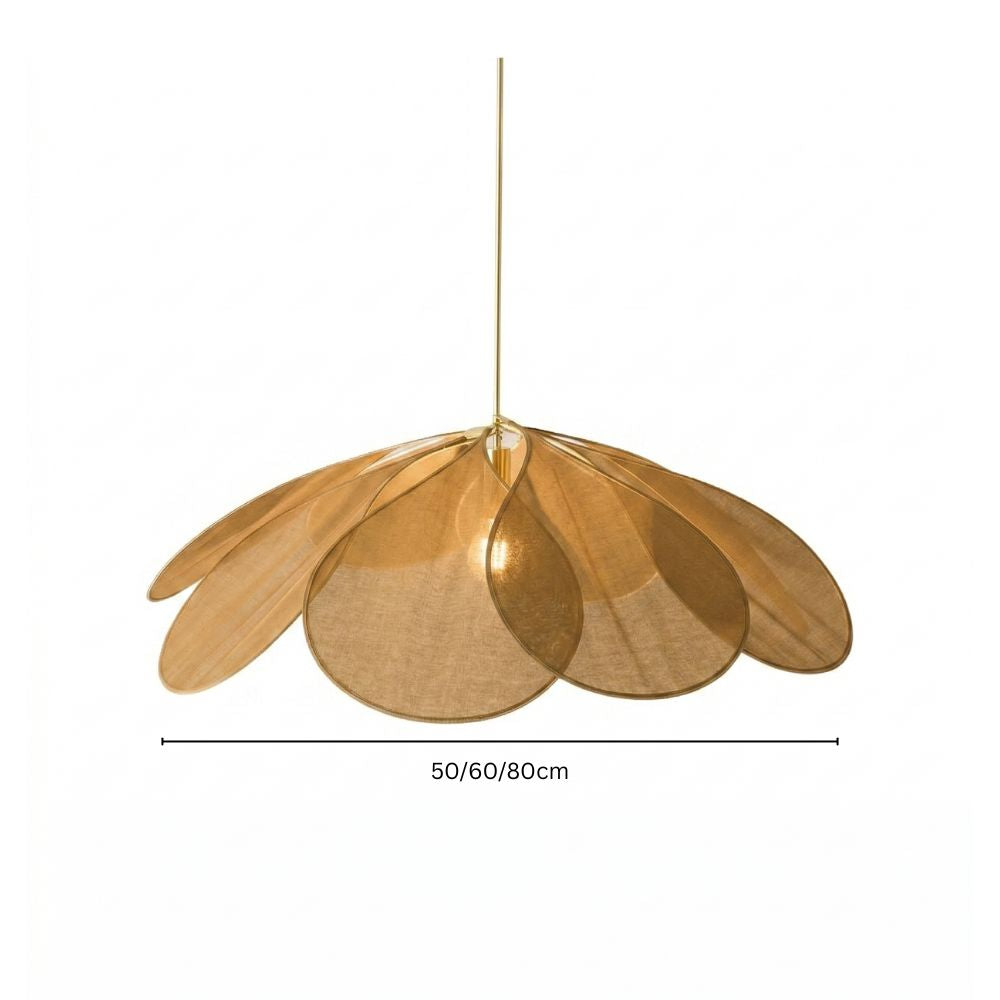 Lampa wisząca w kształcie kwiatu – nowoczesny design