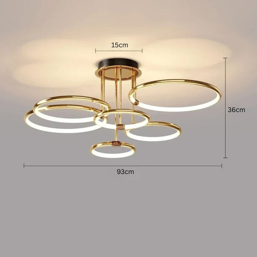 Pierścieniowa lampa sufitowa LED