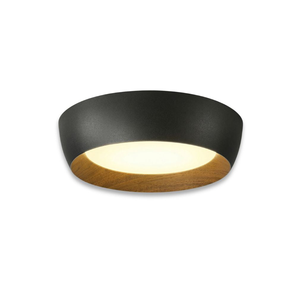 Skandynawska lampa sufitowa natynkowa metalowa