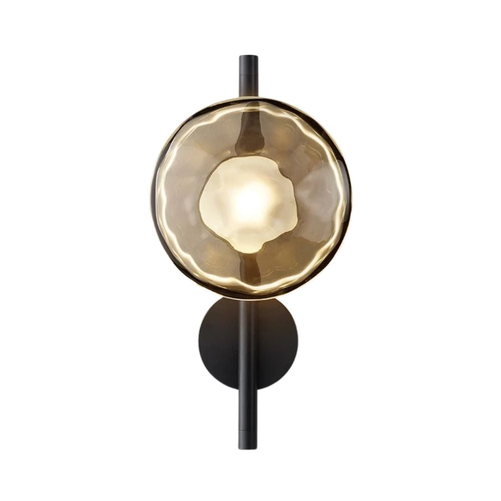 Lampa ścienna Ceto z okrągłym kloszem w stylu skandynawskim