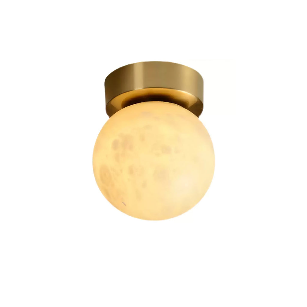 Księżycowa lampa sufitowa z alabastru
