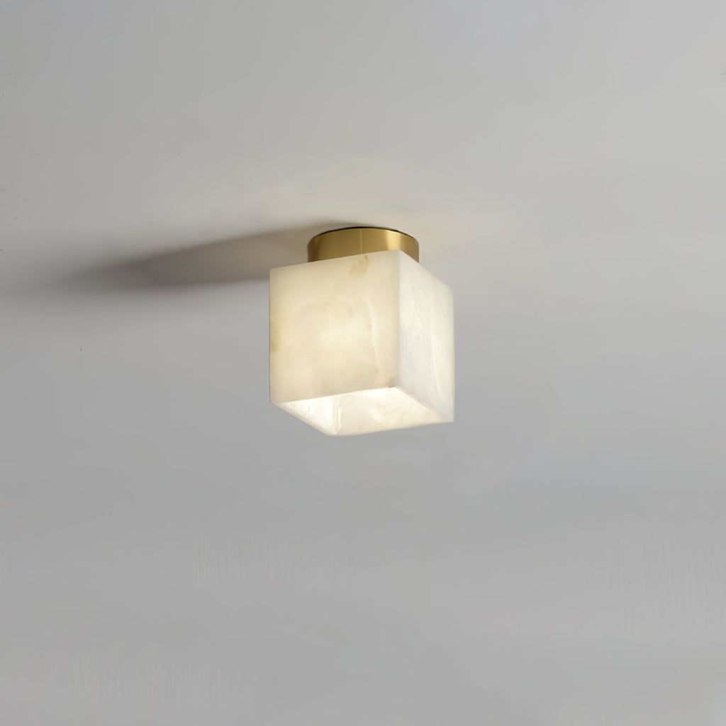 Księżycowa lampa sufitowa z alabastru