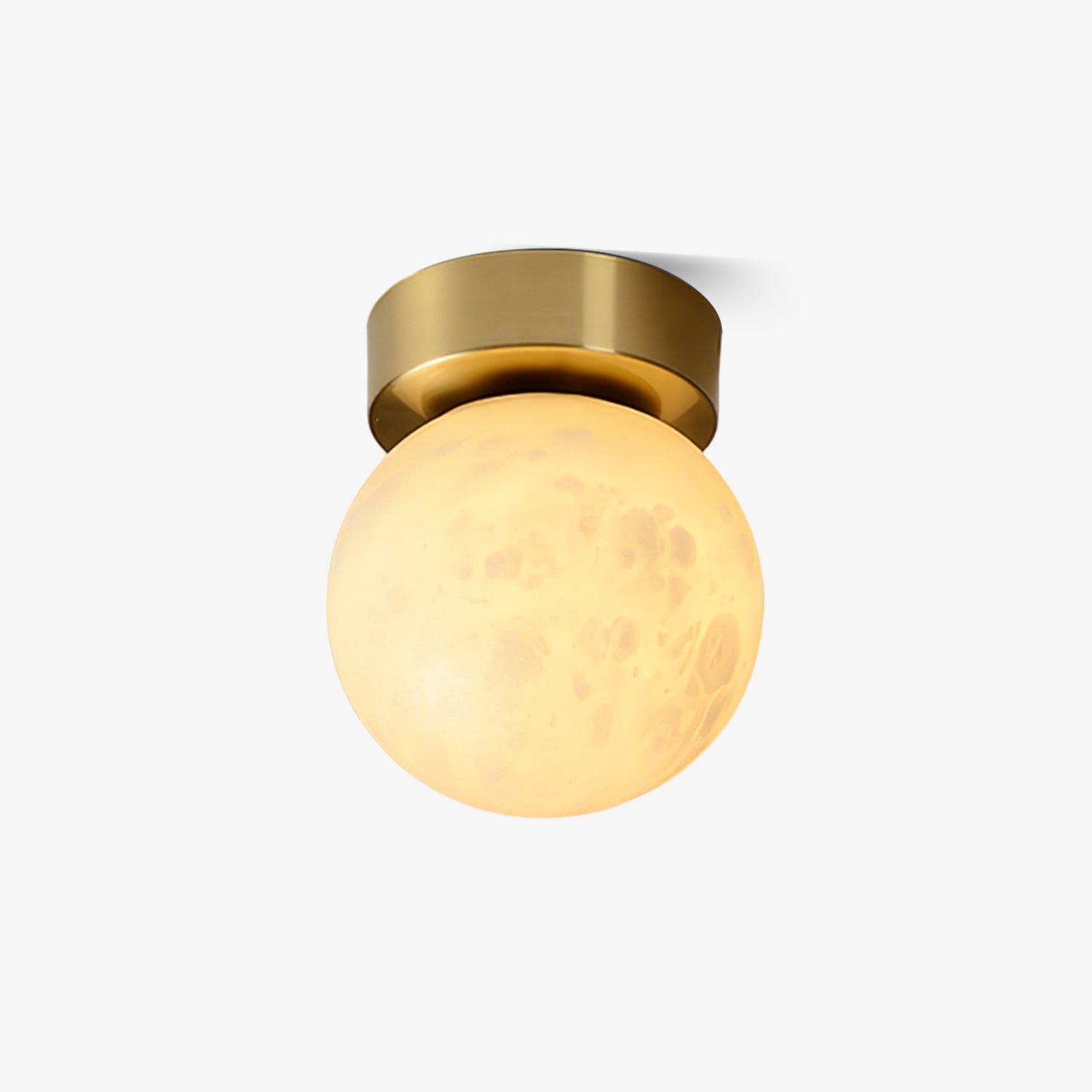 Księżycowa lampa sufitowa z alabastru