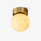 Księżycowa lampa sufitowa z alabastru