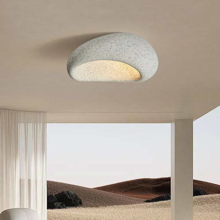 Minimalistyczna lampa sufitowa w stylu Wabi-Sabi – nowoczesny design