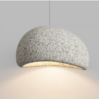 Lampa sufitowa Wabi Sabi z włókna szklanego, styl nordycki