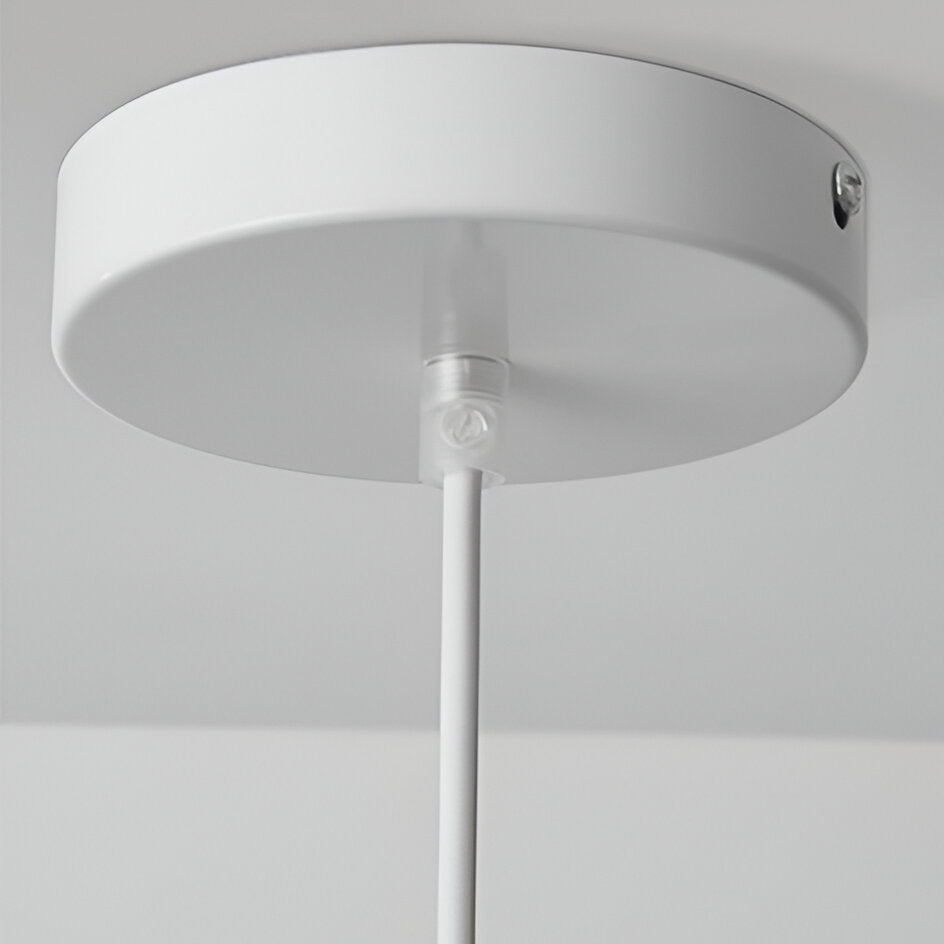 Lampa sufitowa Wabi Sabi z włókna szklanego, styl nordycki