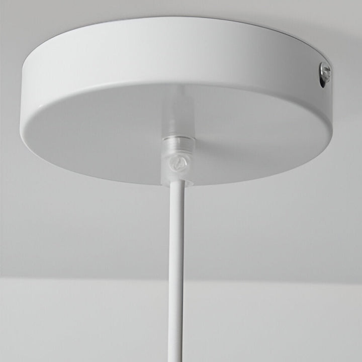 Lampa sufitowa Wabi Sabi z włókna szklanego, styl nordycki