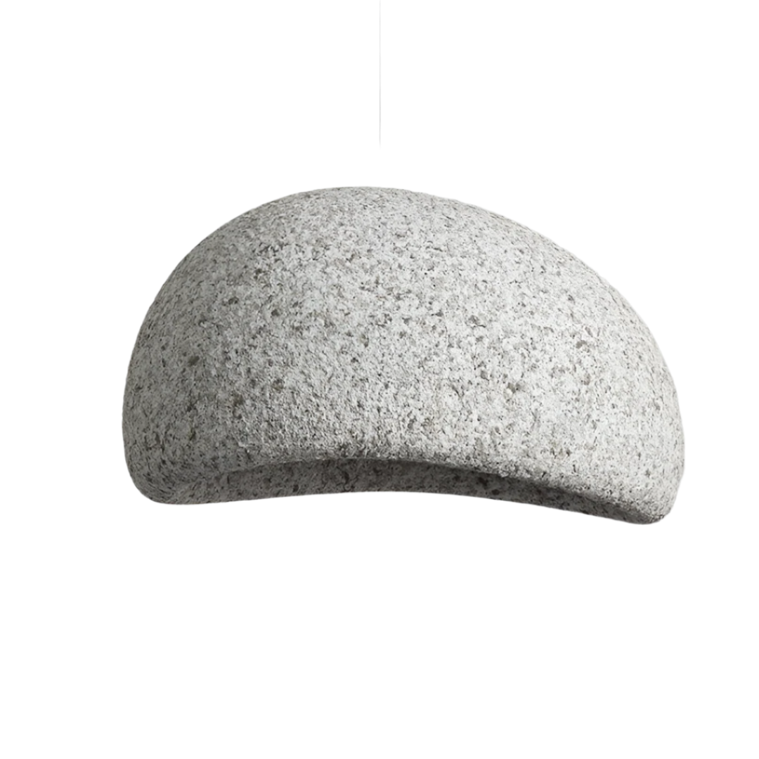 Lampa sufitowa Wabi Sabi z włókna szklanego, styl nordycki
