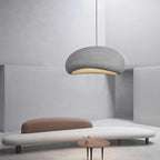 Lampa sufitowa Wabi Sabi z włókna szklanego, styl nordycki