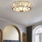 Lampa Sufitowa Szklana Teksturowana