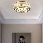 Lampa Sufitowa Szklana Teksturowana
