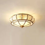 Lampa Sufitowa Szklana Teksturowana