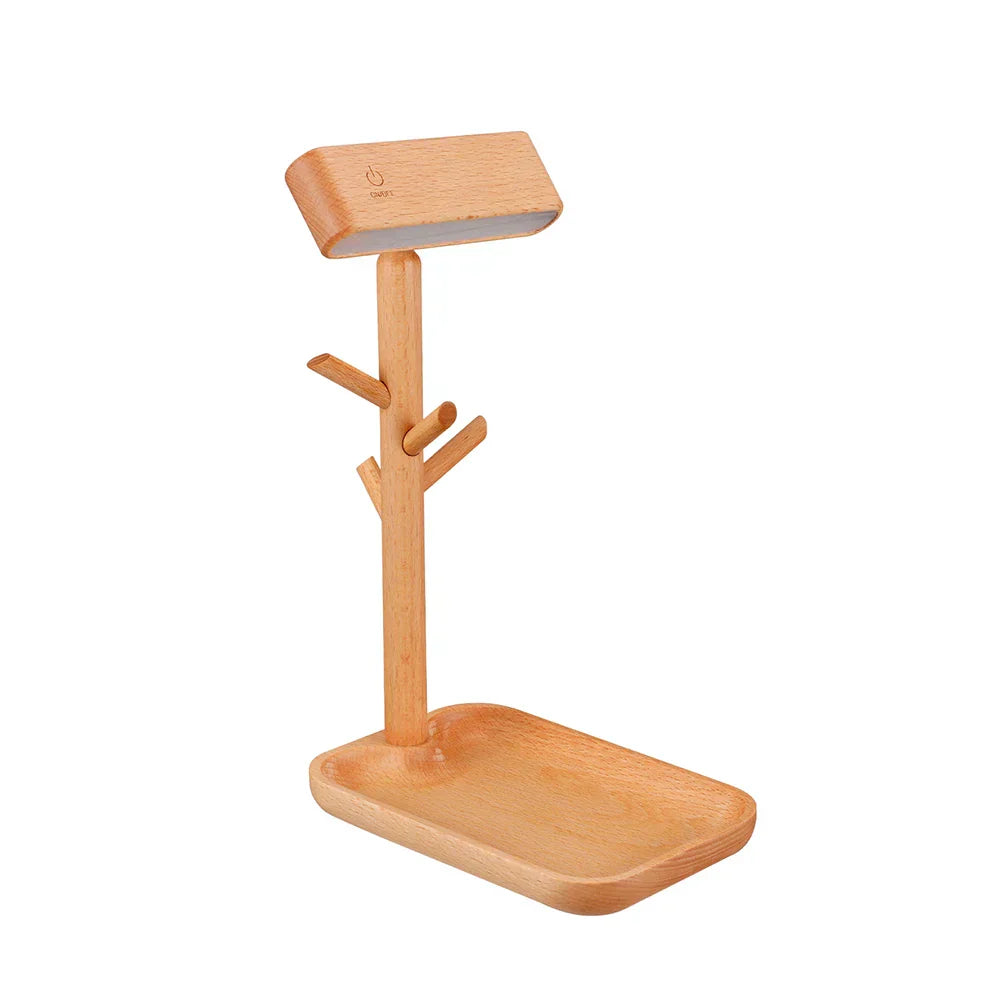 Lampa stołowa z miejscem do przechowywania – nowoczesny design