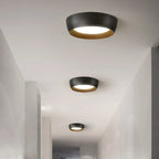 Skandynawska lampa sufitowa natynkowa metalowa