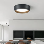 Skandynawska lampa sufitowa natynkowa metalowa