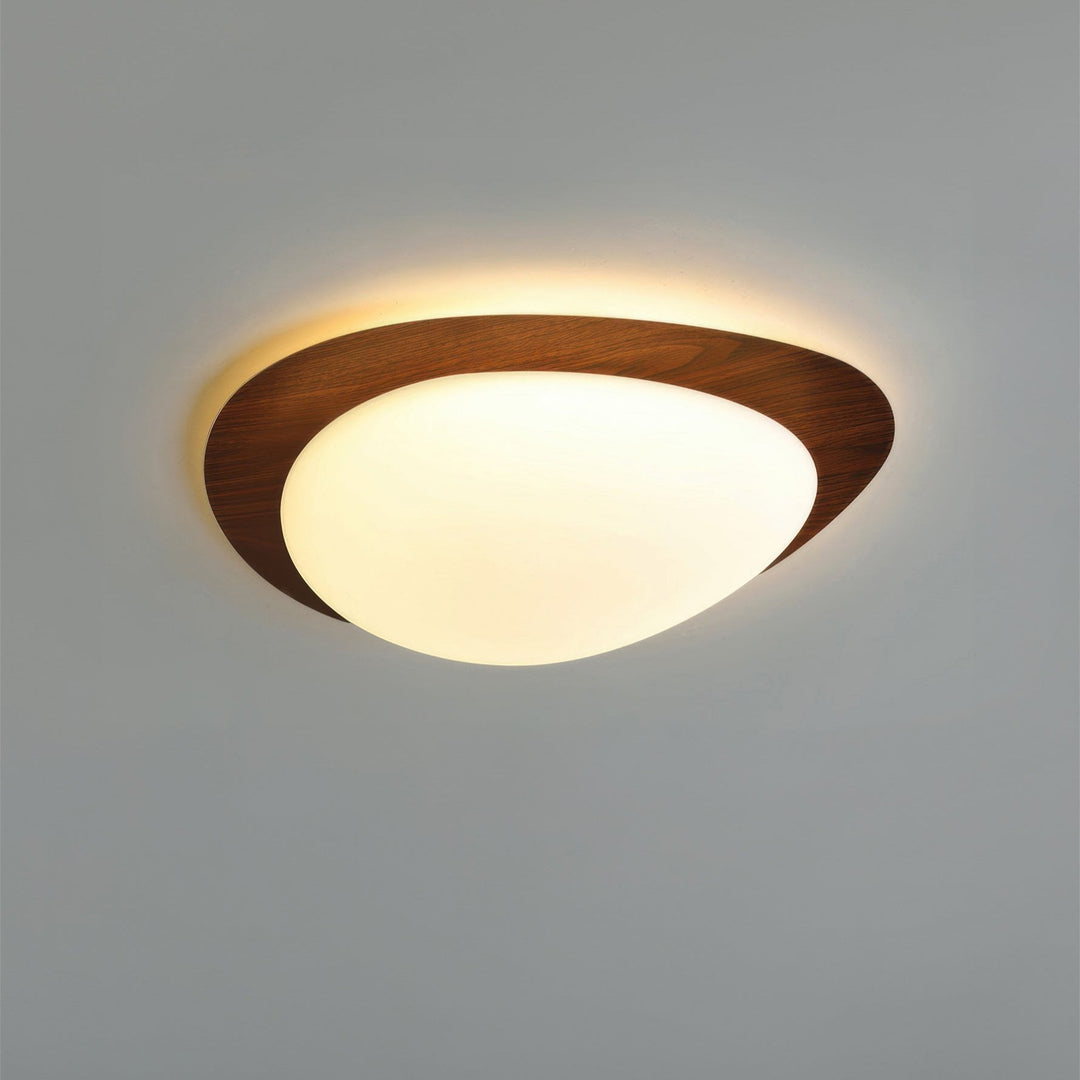 Lampa Sufitowa Drewniana Scandinavian LED