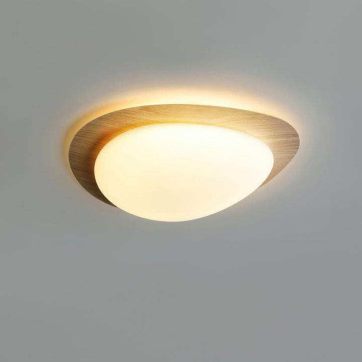 Lampa Sufitowa Drewniana Scandinavian LED