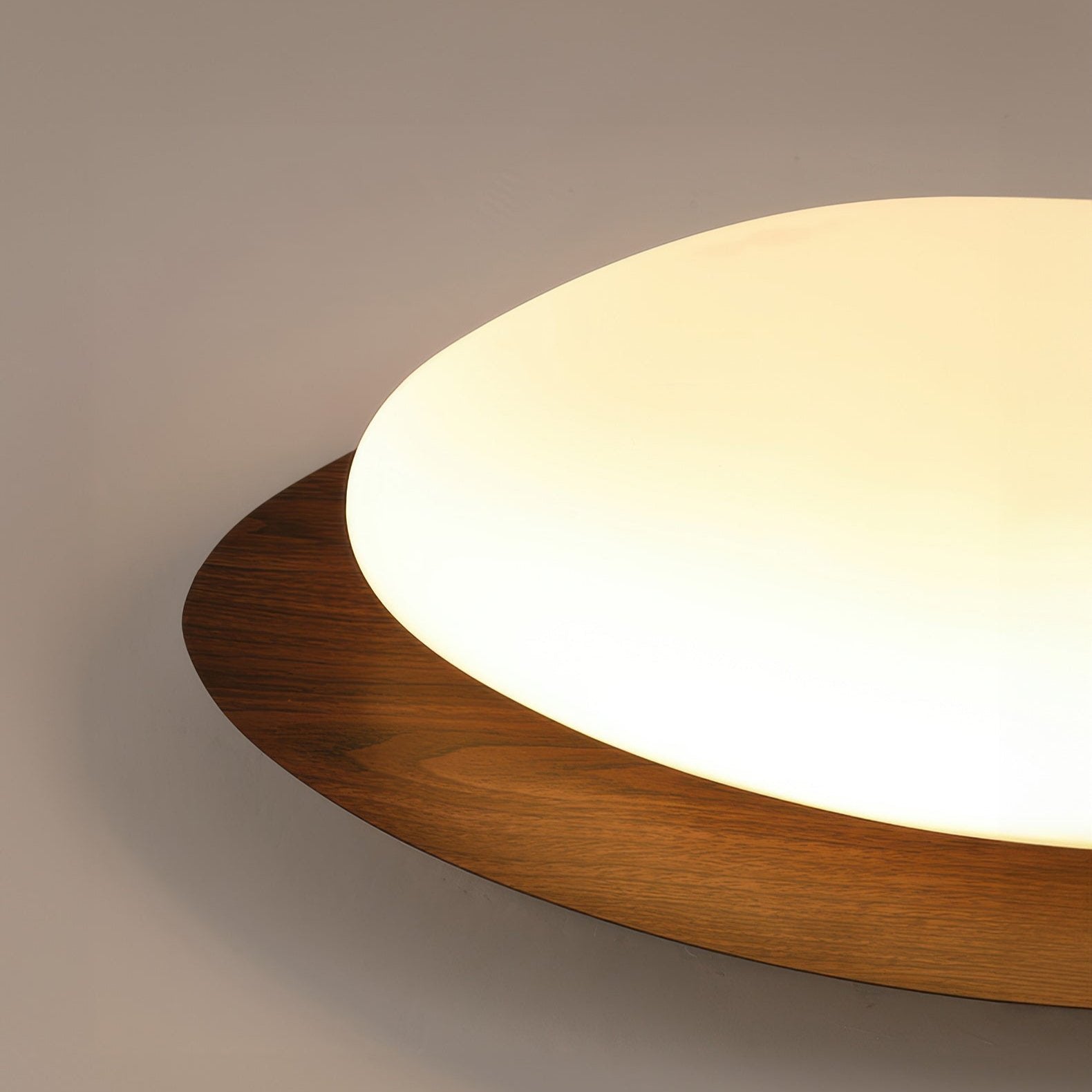 Lampa Sufitowa Drewniana Scandinavian LED
