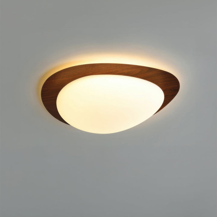 Lampa Sufitowa Drewniana Scandinavian LED