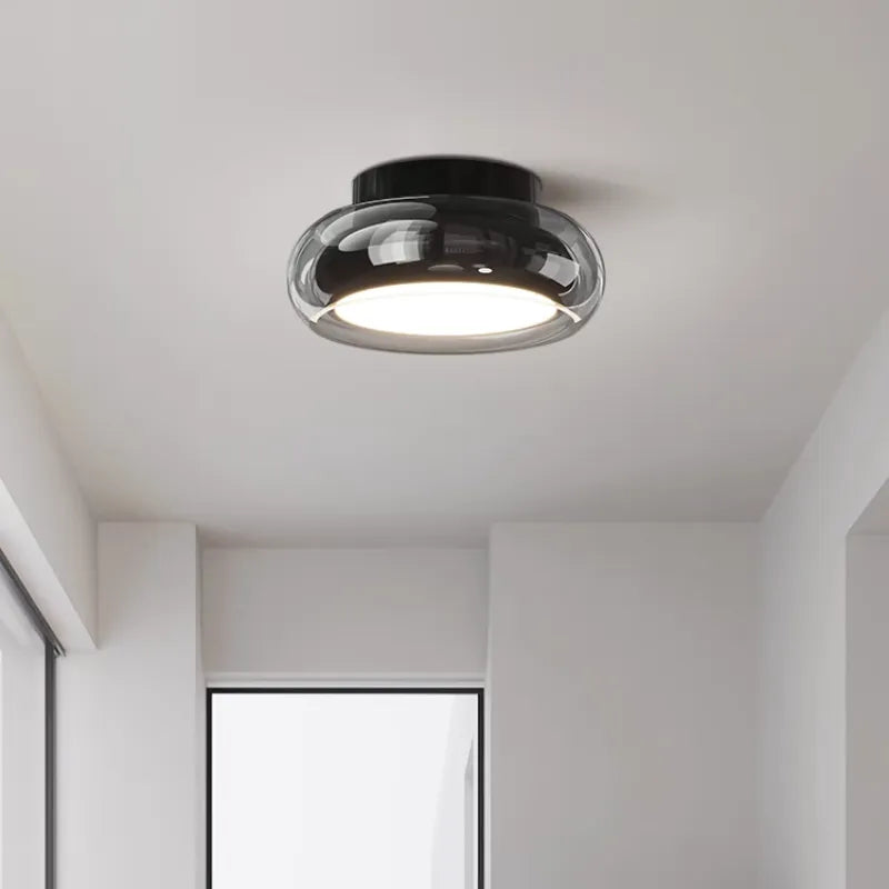 Mała akrylowa lampa sufitowa LED