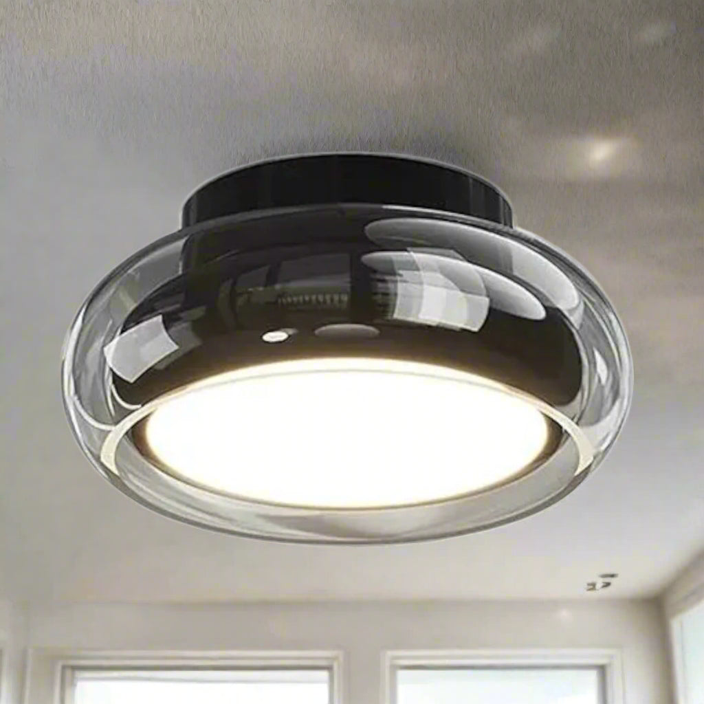 Mała akrylowa lampa sufitowa LED