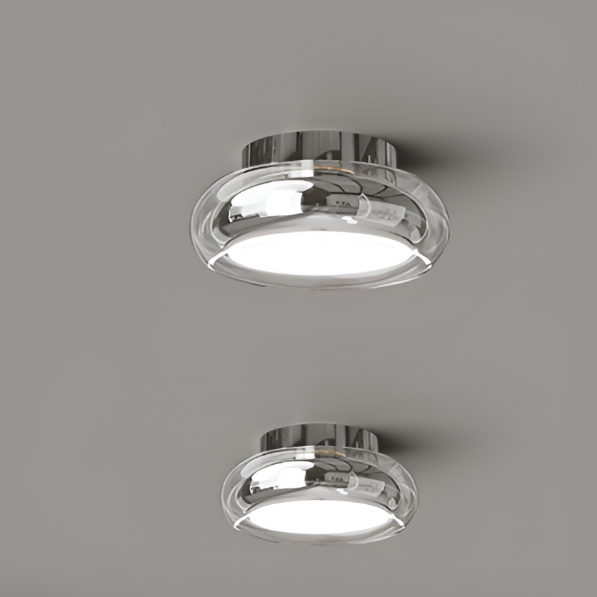 Mała akrylowa lampa sufitowa LED