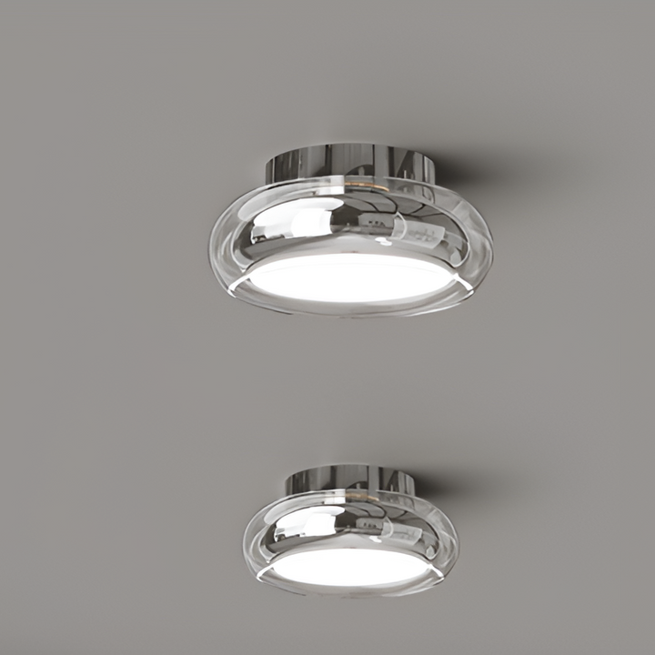 Mała akrylowa lampa sufitowa LED