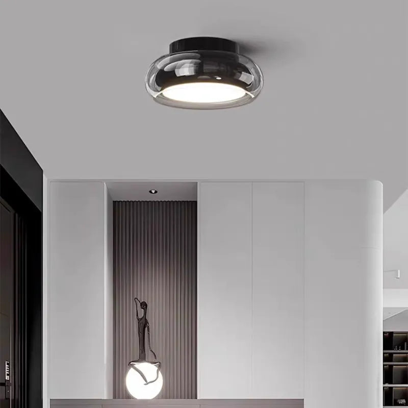 Mała akrylowa lampa sufitowa LED