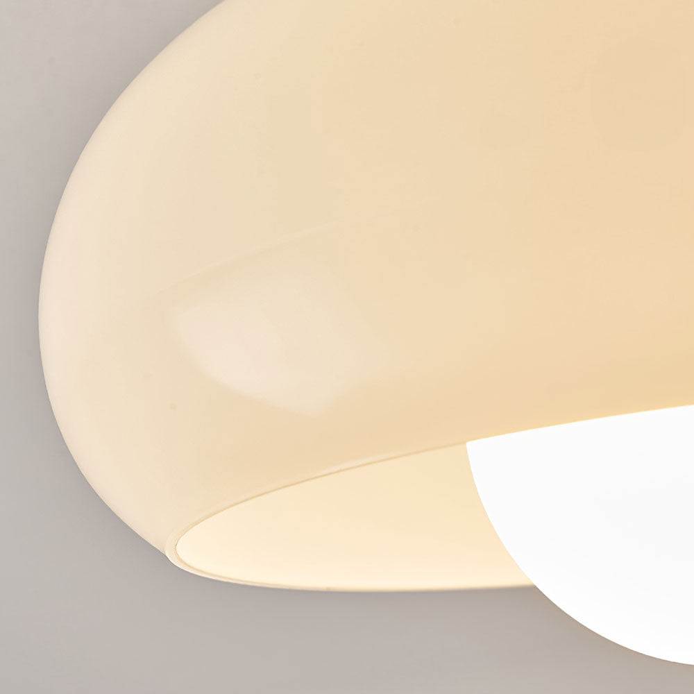 Lampa Sufitowa Vintage Biała LED