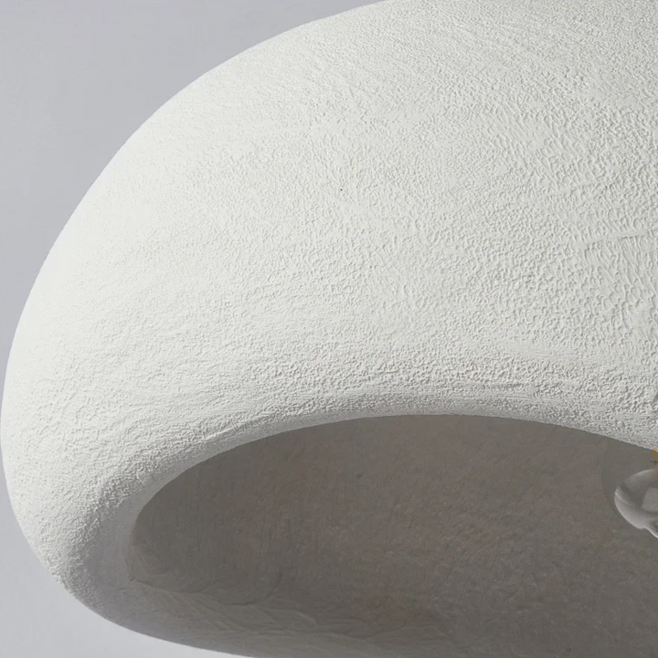 Lampa sufitowa Wabi Sabi z włókna szklanego, styl nordycki