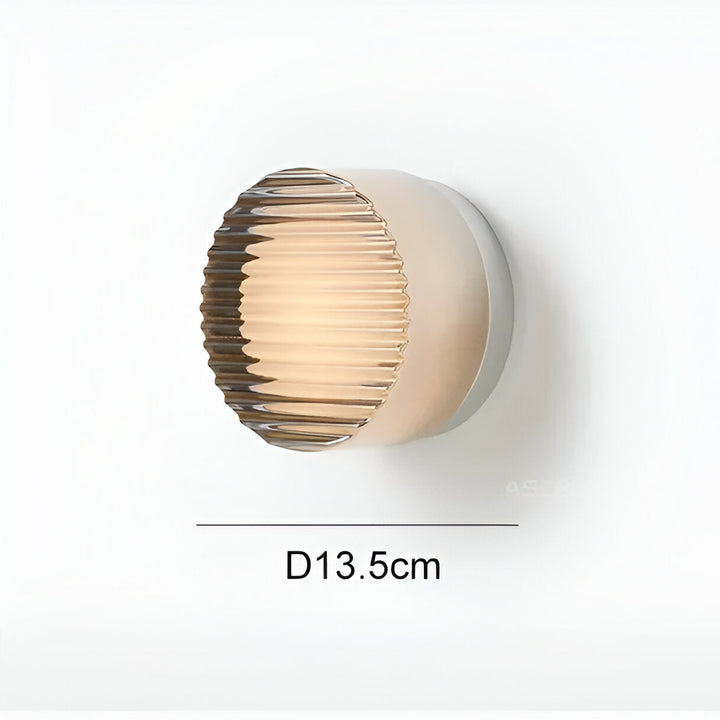 Nowoczesna lampa ścienna Nordic Luminous z akrylu