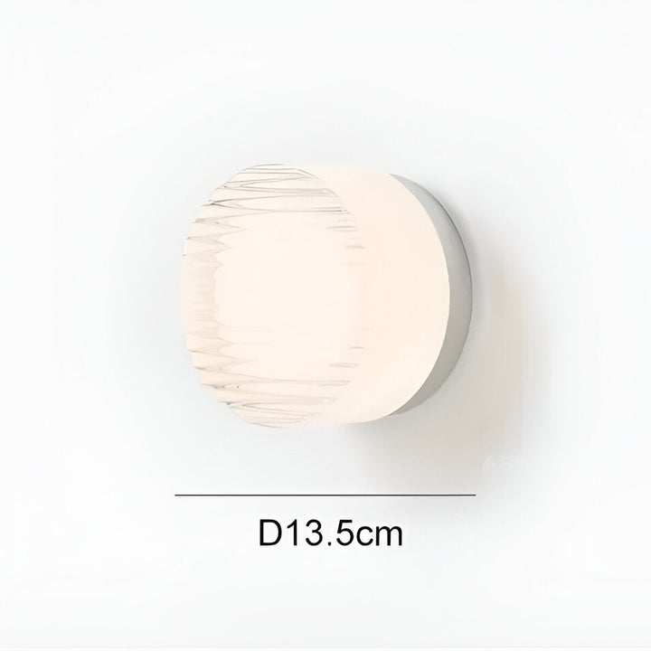 Nowoczesna lampa ścienna Nordic Luminous z akrylu