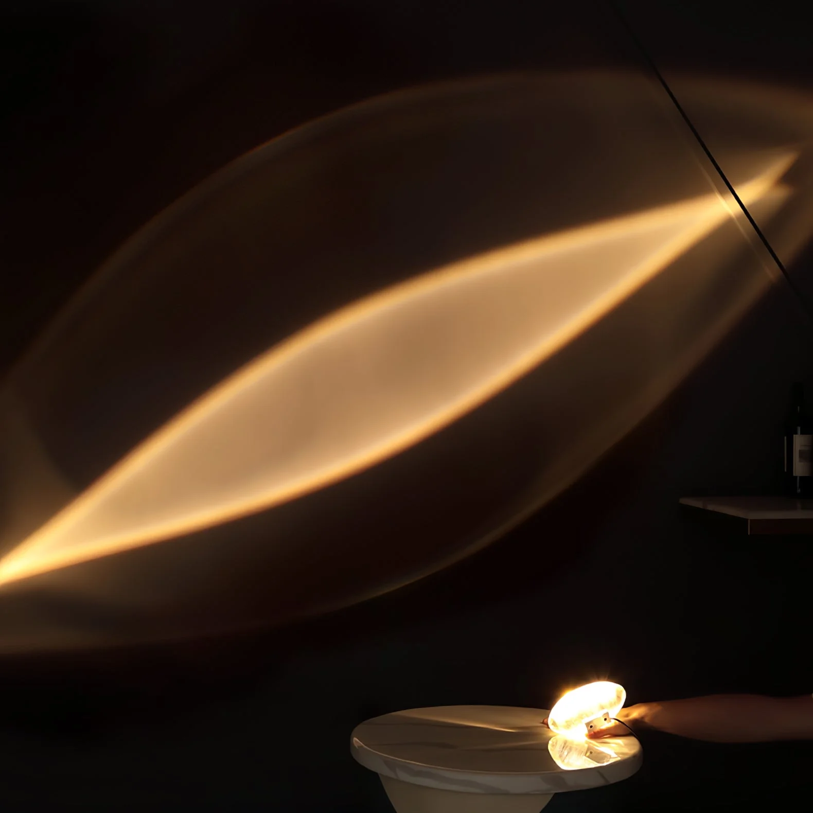 Lampa stołowa Crystal Eye Sky Projector – oświetlenie nastrojowe