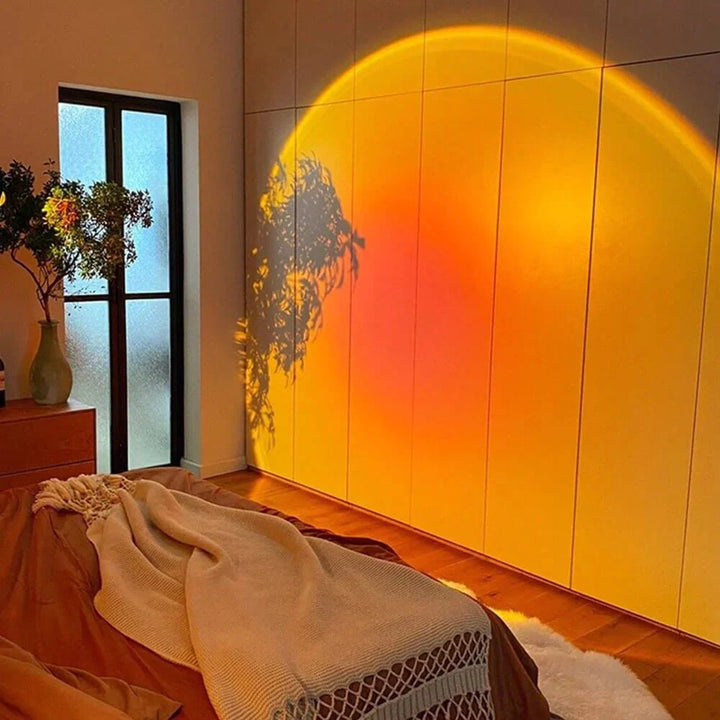 Lampa LED typu Sunset – dekoracyjne oświetlenie do pokoju