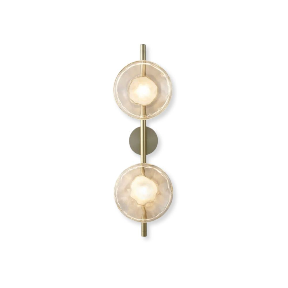 Lampa ścienna Ceto z okrągłym kloszem w stylu skandynawskim