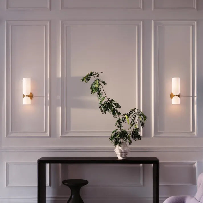 Szklana lampa ścienna LED – nowoczesne oświetlenie