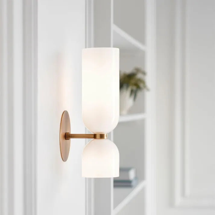 Szklana lampa ścienna LED – nowoczesne oświetlenie