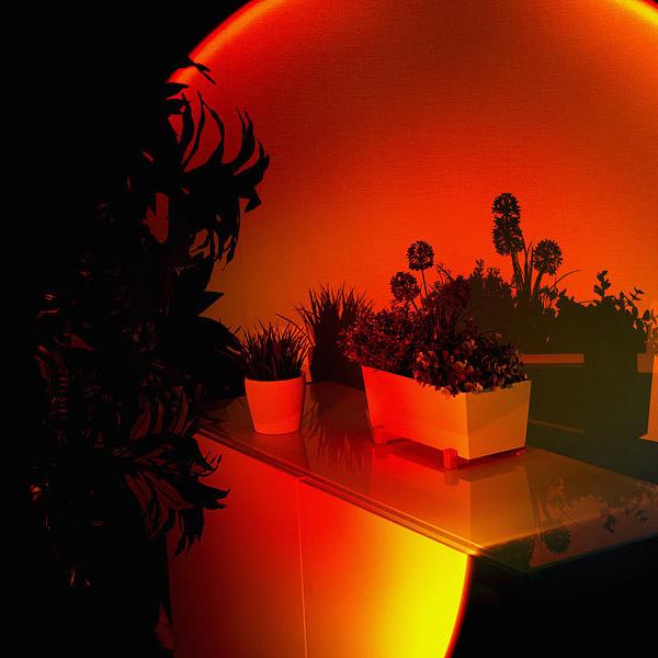 Lampa LED typu Sunset – dekoracyjne oświetlenie do pokoju